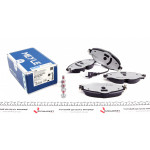 Колодки гальмівні (передні) VW Caddy IV/Golf VII/Passat B8/Skoda Octavia/Seat Leon 12- (з датчиком) 