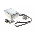 Комплект ременя генератора + помпа VW Skoda Rapid/ Roomster 1.2 06- (6PK1453) (-AC) 