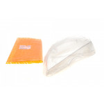 Скло фари MB C-class (W204) 07-11 (L) 