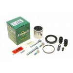 Ремкомплект супорта (переднього) Peugeot 206 99-09 (d=54mm)(Bosch)(+1 поршень/направляюча) SuperKit 