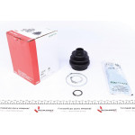 Пильник ШРКШ (зовнішній) Opel Omega -99 (24x52x81) 