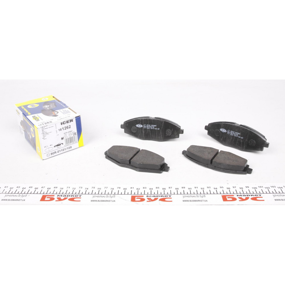Колодки гальмівні (передні) Daewoo Lanos/Sens/Matiz 97-/Chevrolet Matiz/Spark 05-