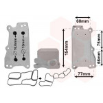 Радіатор масляний MB E-class (W212) 09- (теплообмінник) 