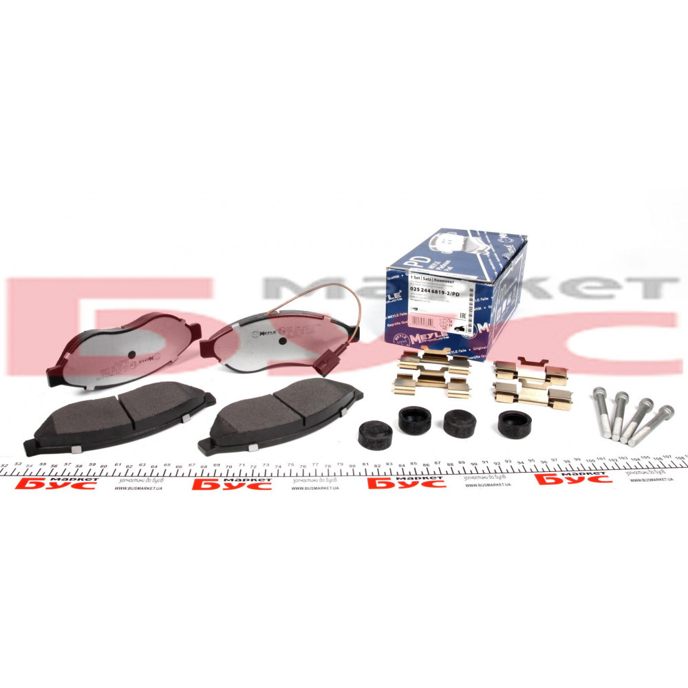Колодки гальмівні (передні) Citroen Jumper/Fiat Ducato/Peugeot Boxer 06- (Platinum)