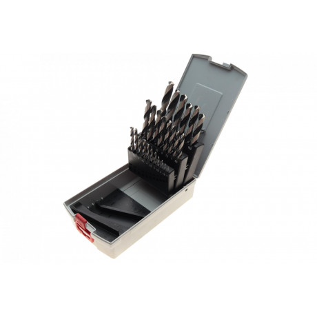 Набір свердл HSS PointTeQ ProBox (1-13mm/крок 0.5mm) К-кт 25 шт.