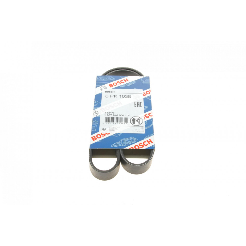 Ремінь генератора VW Caddy 1.9D/SDI -03 (6PK1038)