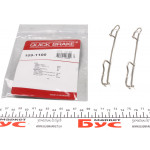 Планка супорта (переднього) прижимна (к-кт) Opel Kadett E/Daewoo Lanos 1.4-2.0 86- (Ate) 