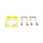 Планка супорта (переднього) притискна (к-кт) Nissan Qashqai/ X-Trail 07-13 (Akebono) 