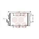 Радіатор кондиціонера (з осушувачем) Opel Astra H/Zafira B 1.6/1.6CNG/2.0 04-15 