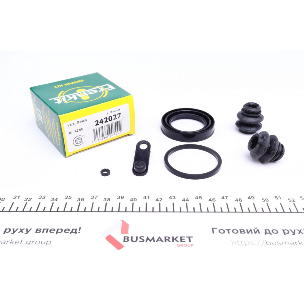 Ремкомплект супорта (переднього) Smart Cabrio/City-Coupe/Fortwo/Roadster 01- (42mm) (Bosch)