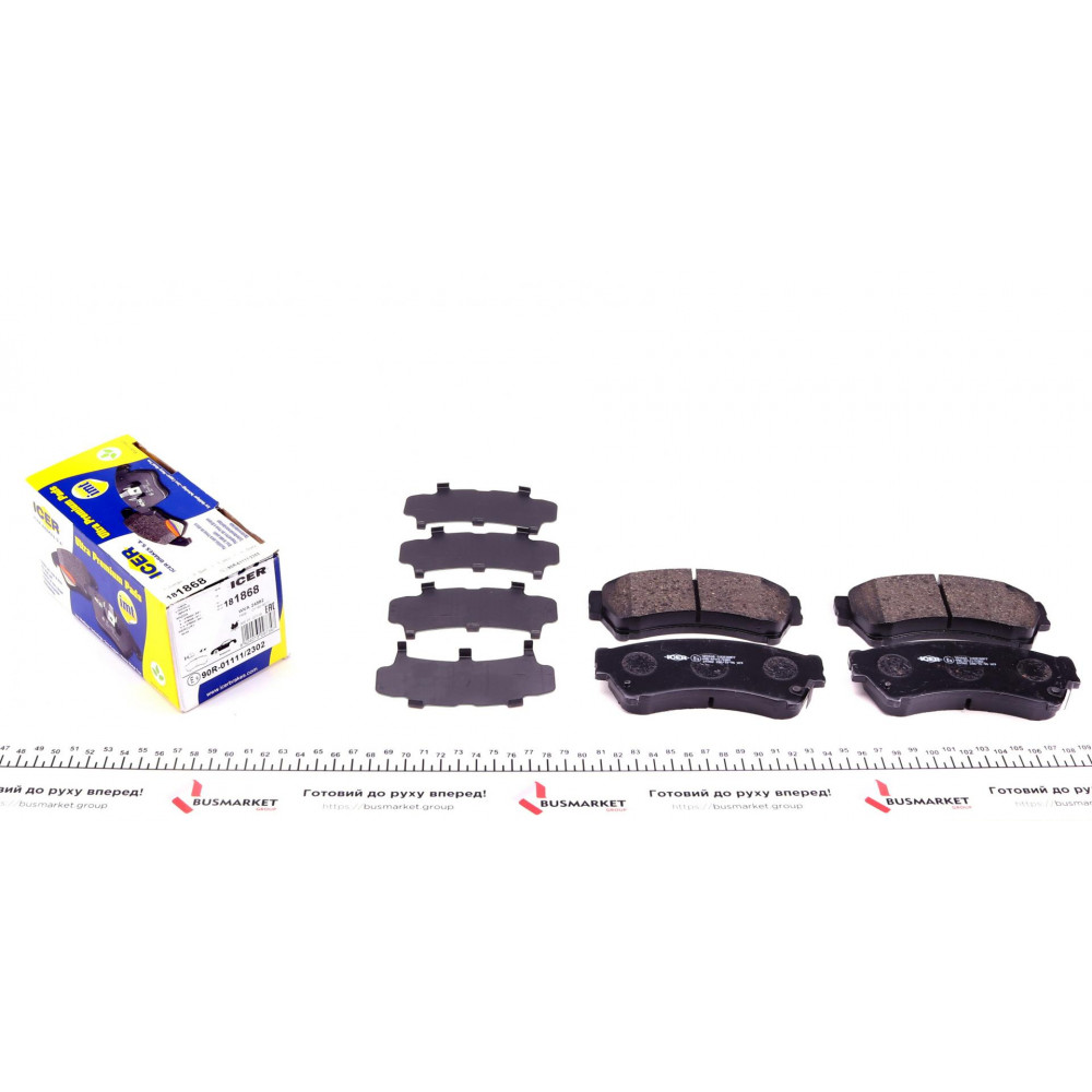 Колодки гальмівні (передні) Ford Fusion/Ford USA Fusion 06-/Mazda 6 02-13