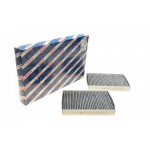 Фільтр салону BMW 5 (G30)/7(G11/G12) 15-(вугільний) (к-кт 2 шт.) 