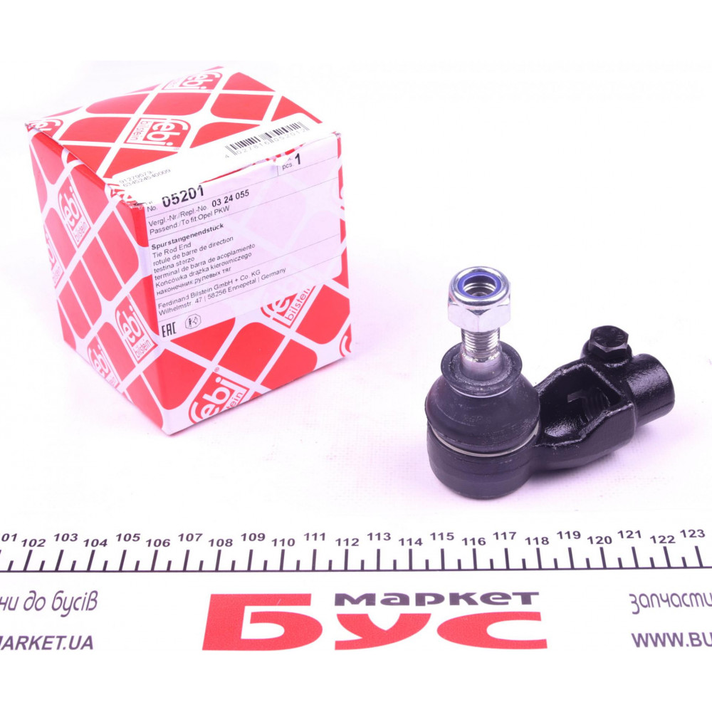 Наконечник тяги рульової (L) Opel Astra F/Vectra A 1.6-2.5i 88-98