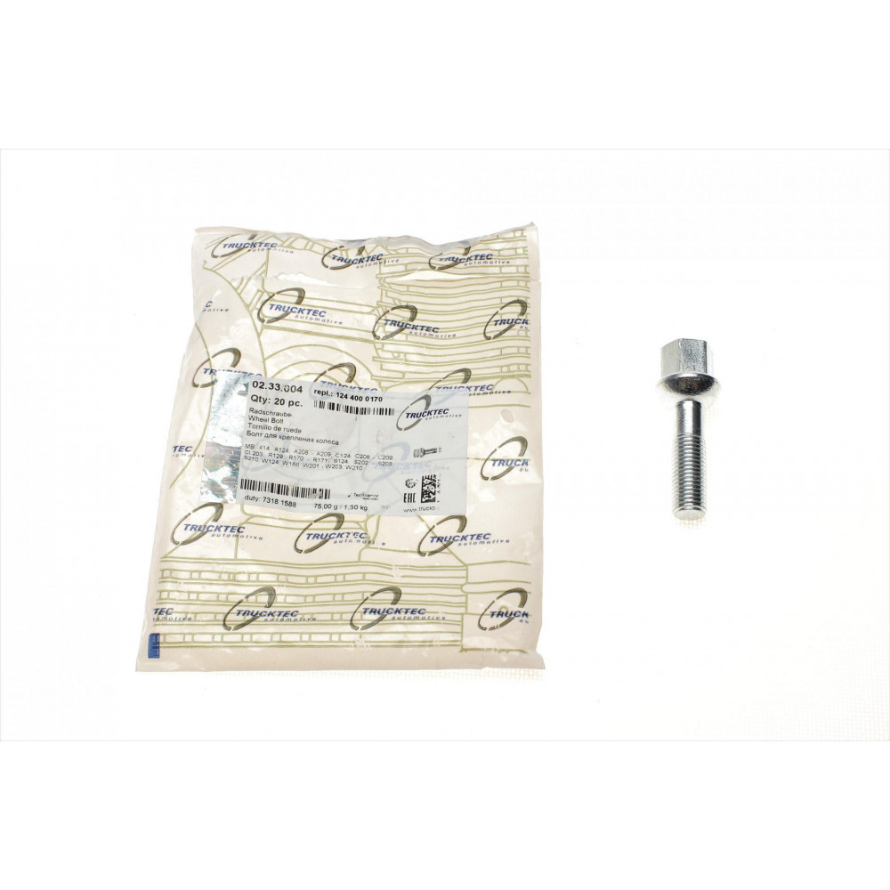 Болт колеса MB A-class (W168)/E-class (W210) (M12x1.5mm)