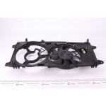 Вентилятор радіатора Fiat Doblo 01- (з дифузором) 