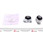 Сайлентблок балки (задньої) Renault Laguna II 1.6-3.0 V6 24V 01-07 (к-т 2 шт.) 