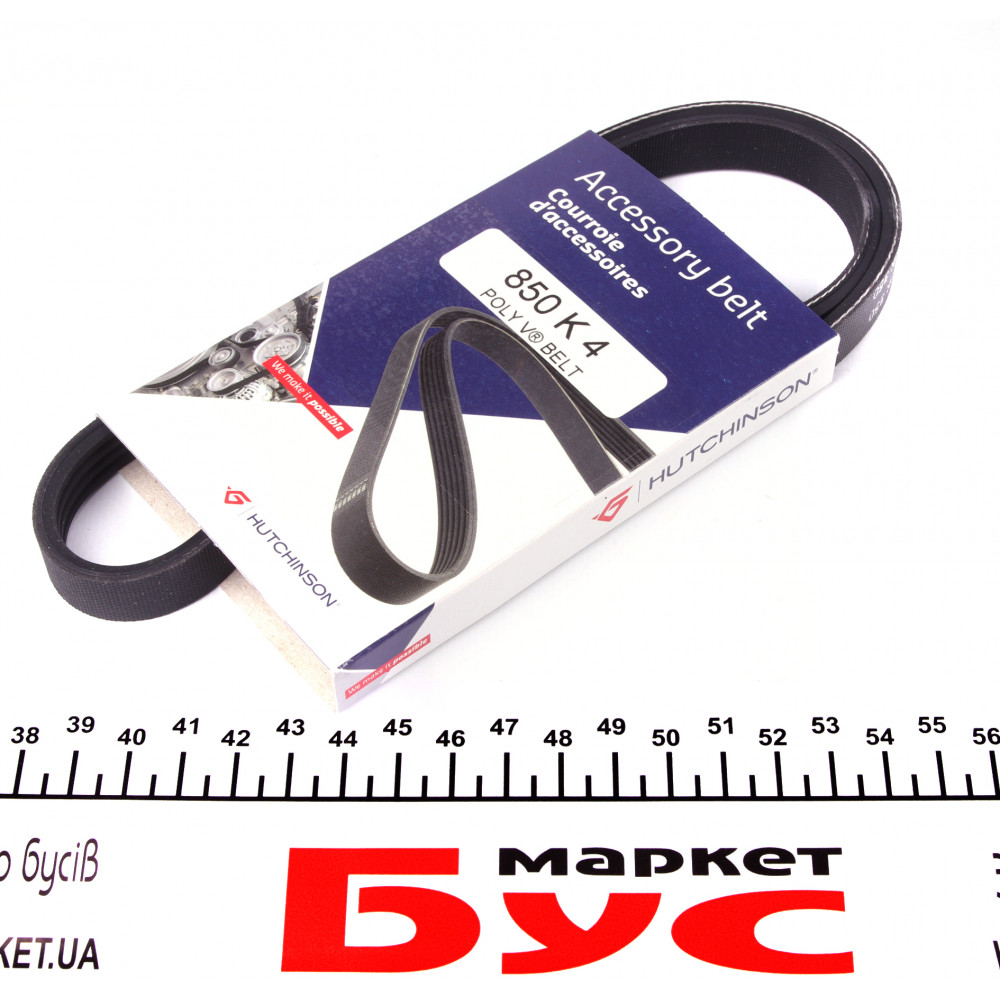 Ремінь генератора Hyundai Accent 1.3-1.6 94-11 (4PK850)