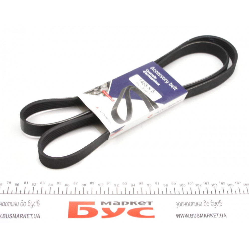 Ремінь генератора Fiat Ducato 2.0JTD 01- (ALT, AC) (6PK1468)