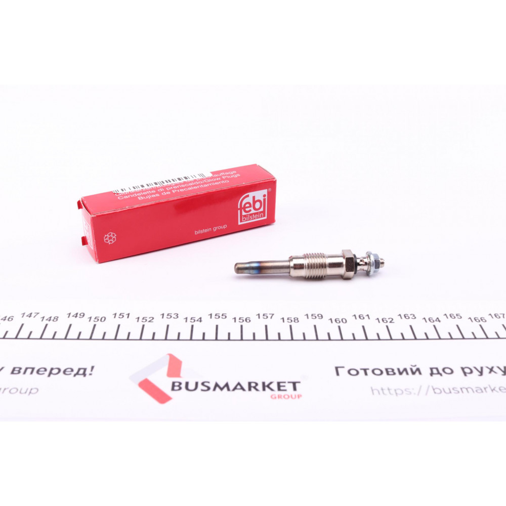 Свічка розжарювання Renault Clio/19 1.9D 88-98 (11V) (M12x1.25/6s)