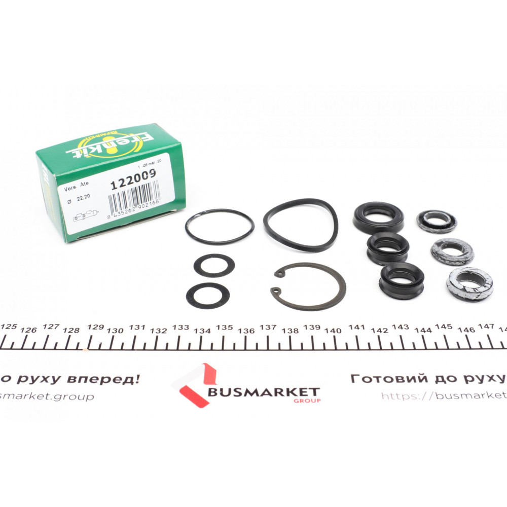 Ремкомплект циліндра гальмівного (головного) Opel Vectra A (d=22,2mm) ATE