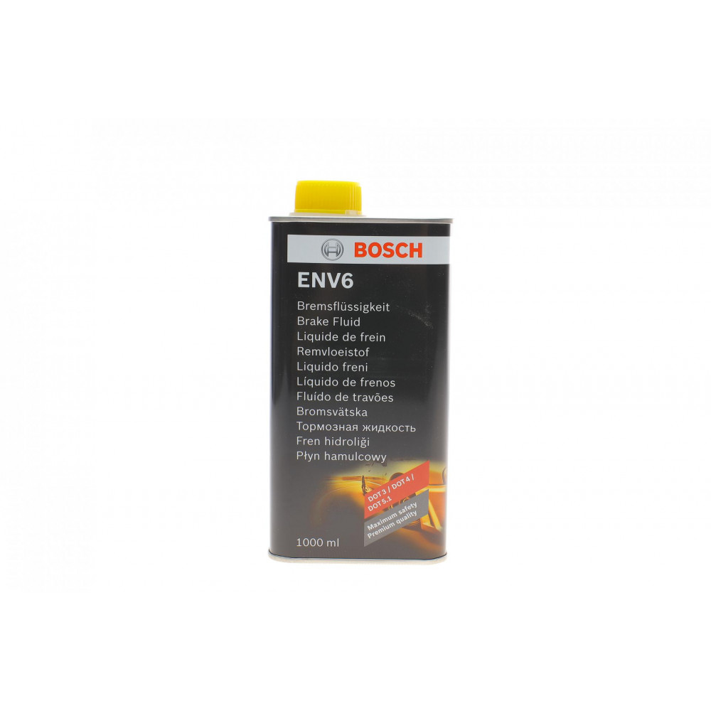Рідина гальмівна DOT3/DOT4/DOT5.1 (1L) ENV6 (металева канистра)