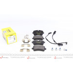 Колодки гальмівні (задні) Audi A8 09- / A7 Sportback 13-18 (Lucas) Q+ (з датчиками L=300mm) 