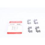 Планка супорта (заднього) прижимна (к-кт) Hyundai Tucson/Kia Sportage 2.0 CRDi 04- (Mando) 