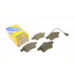 Колодки гальмівні (передні) VW T4 90-03 R15 (+датчик) 