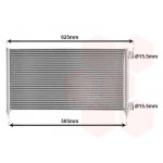 Радіатор кондиціонера Fiat Doblo 1.3/1.9 JTD 01- 