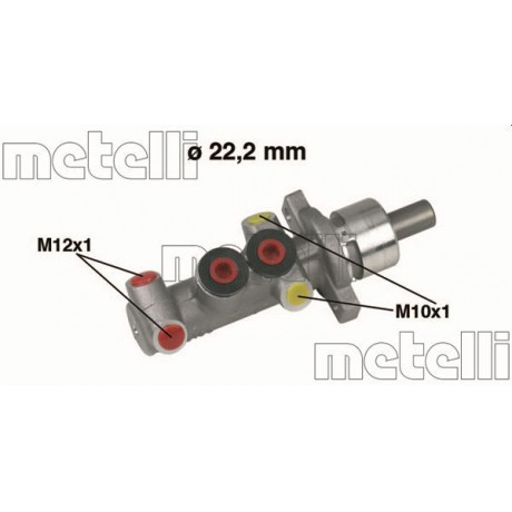 Циліндр гальмівний (головний) Renault Kangoo 97-/Nissan Kubistar 03- (d=22.2mm)