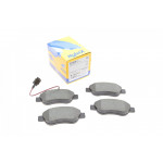 Колодки гальмівні (передні) Fiat Panda 03-/500/500C 07-/Ford Ka II 08-16 (+датчик) 