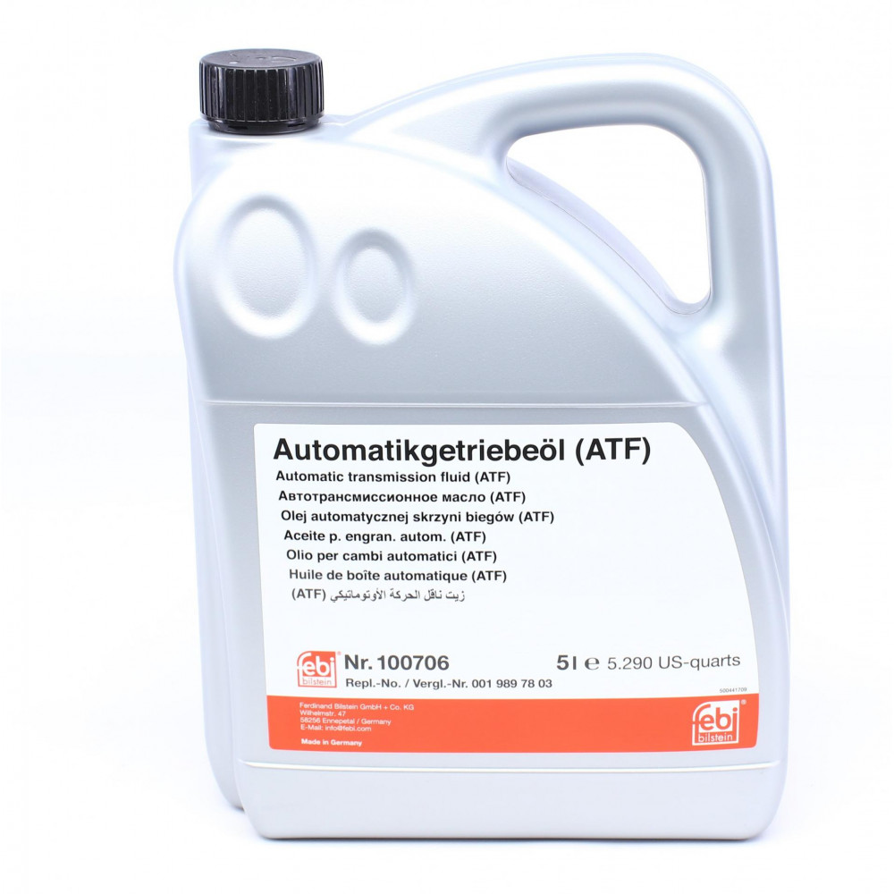 Олива АКПП (5L) (MB236.15/ATF 134 FE)