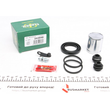 Ремкомплект супорта (заднього) Kia Sorento/Hyundai Genesis 08- (d=43mm) (+поршень) (Mando)