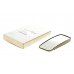 Скло дзеркала (з підігрівом) MB Sprinter 06- (L) (нижнє) (круглий кріпеж) (8114) 