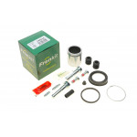 Ремкомплект супорта (переднього) Dacia Logan 05- (d=48mm)(Lucas)(+1 поршень/направляюча) SuperKit 