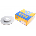 Диск гальмівний (передній) Hyundai Accent III 05-10/Kia Rio II 05- (256x22) (з покриттям)(вентильований) 