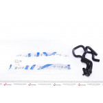 Патрубок системи охолодження Citroen Berlingo/Peugeot Partner 1.8D/1.9D 96-08 (к-кт в зборі) 