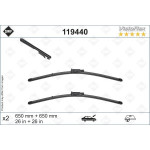 Щітки склоочисника (650/650mm) Seat Altea 04-/XL 06-/Toledo III 04-09 