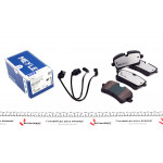 Колодки гальмівні (задні) Audi A4/A5/Q5 07- (з датчиком) (TRW) 