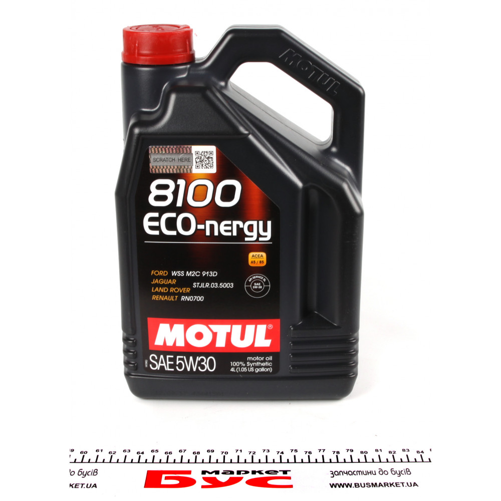 Олива 5W30 ECO-nergy 8100 (4L) (WSS M2C 913D/RN0700/STJLR.03.5003) (104257)