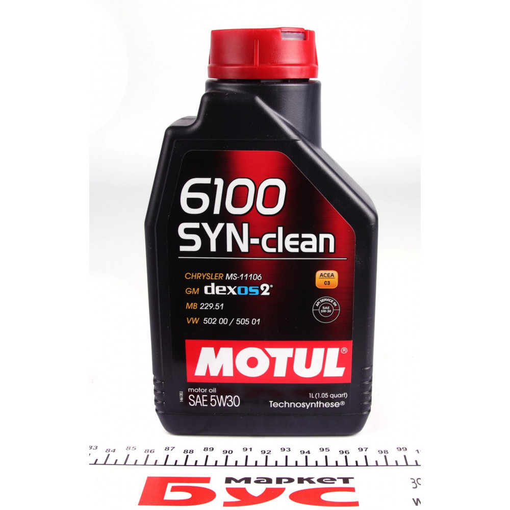 Олива 5W30 6100 SYN-clean (1л) (CHRYSLER MS-11106/GM dexos2TM/MB 229.51/VW 502 00/505 01)