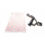 Патрубок радіатора (верхній) BMW 5 (E60) 2.0i-3.0i 01-10 (К-кт в зборі) 