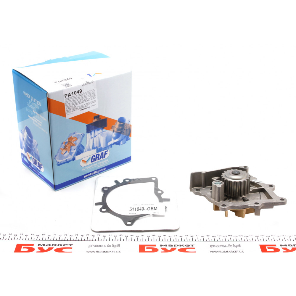 Помпа води Citroen C4-C8/Jumper/Peugeot 308/407/Ford Focus 2.0-2.2HDi/D/TDCi 06- (19z) (B/B)(8 лоп)