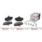 Колодки гальмівні (передні) Dacia Logan 04-/Renault 19/11/21/Peugeot 205/309 (з датчиками) 