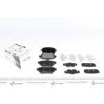 Колодки гальмівні (задні) Nissan Qashqai/ X-trail/ Renault Kadjar/ Koleos 13- (TRW) 