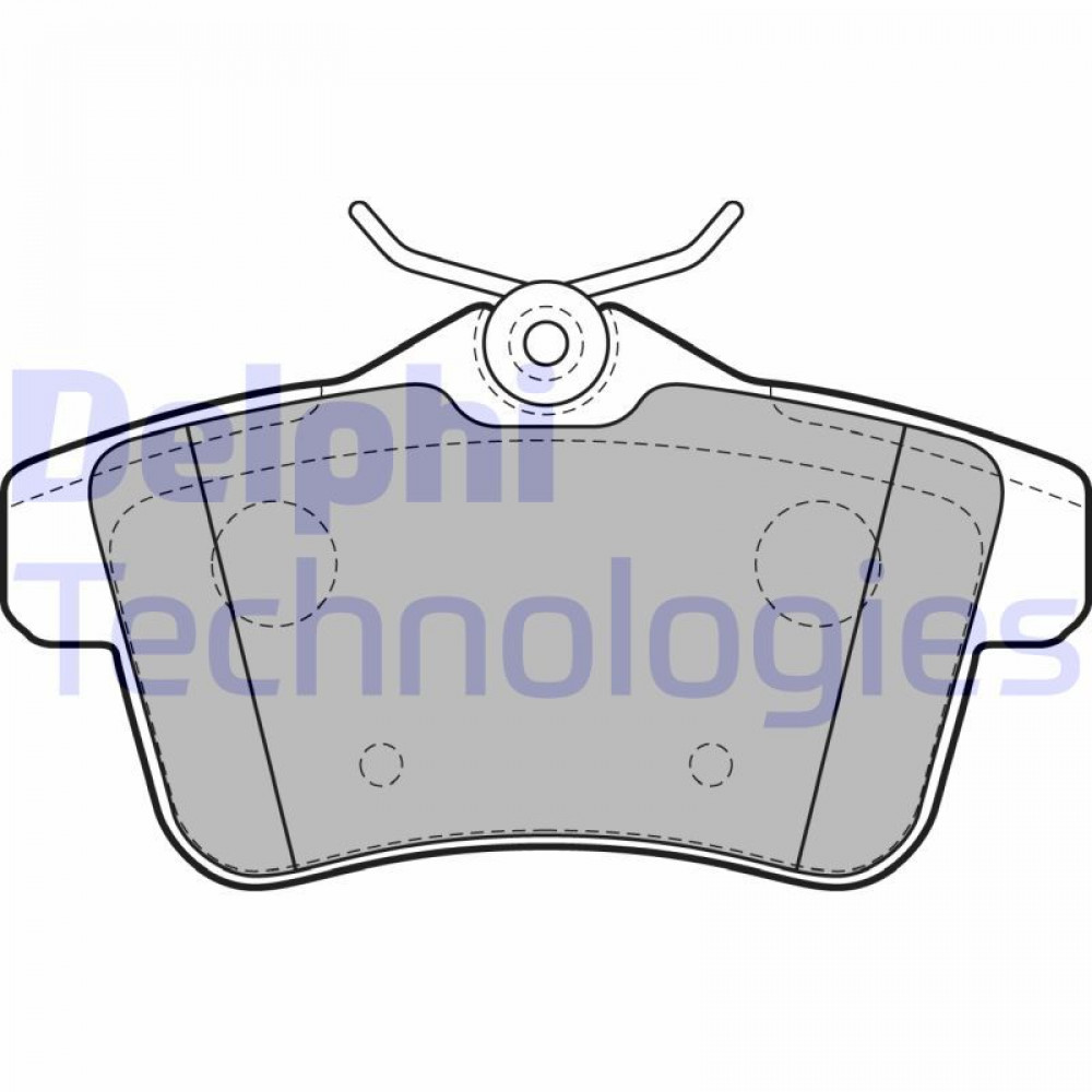 Колодки гальмівні (задні) Citroen C4/Peugeot 308/508 09- (TRW)