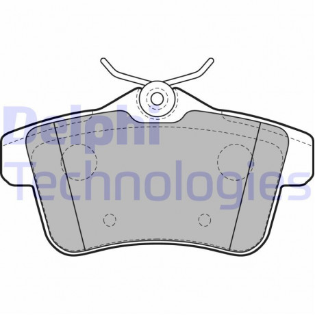 Колодки гальмівні (задні) Citroen C4/Peugeot 308/508 09- (TRW)