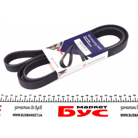 Ремінь генератора Audi/BMW/Chevrolet/MB/ Opel (6PK1870)