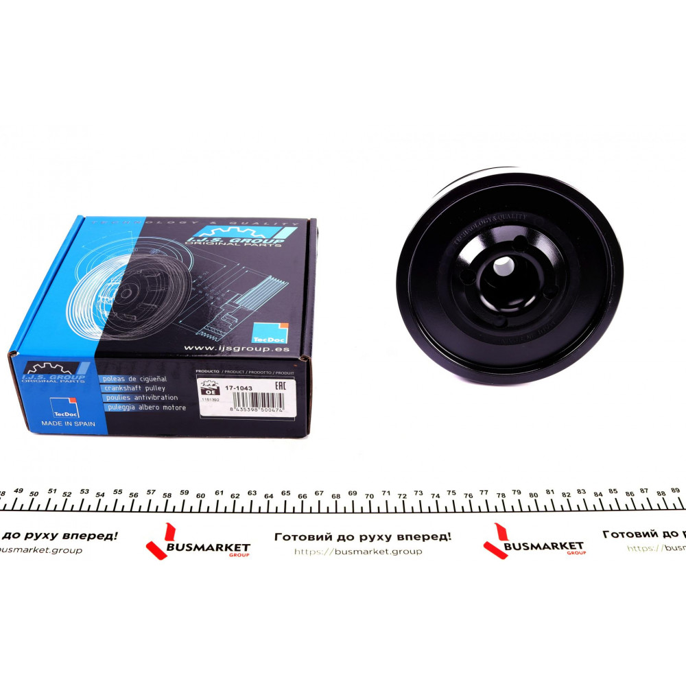 Шків колінвалу Ford Connect 1.8TDCI 90PS 02-13 (6PK)