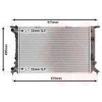 Радіатор охолодження Audi A4/A5/A6/Q3/Q5 1.4-3.0d 07- 